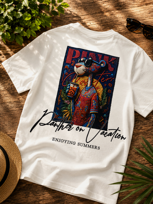 TEE-SHIRT PANTHERE ROSE