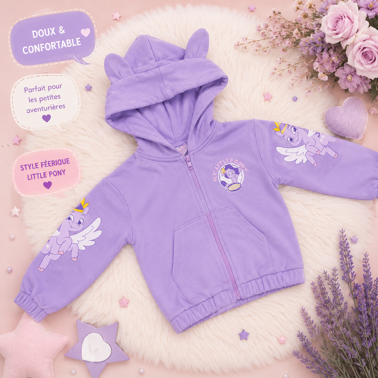 SWEAT ZIPPE MY LITTLE PONY