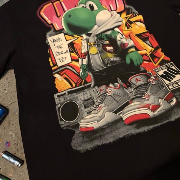 TEE-SHIRT NOIR YOSHI