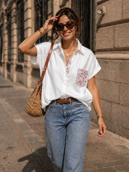 CAMISA FLORES