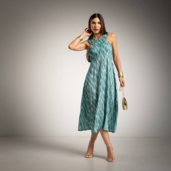 VESTIDO AGUA MARINA