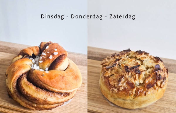 'Zweedse Kanelbulle' kaneelkoek of Boskoop - Amandelkoek