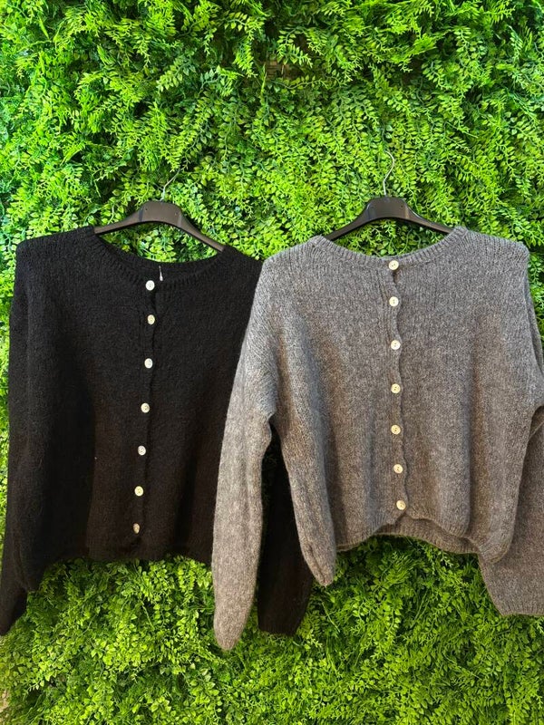 Cardigan in lana