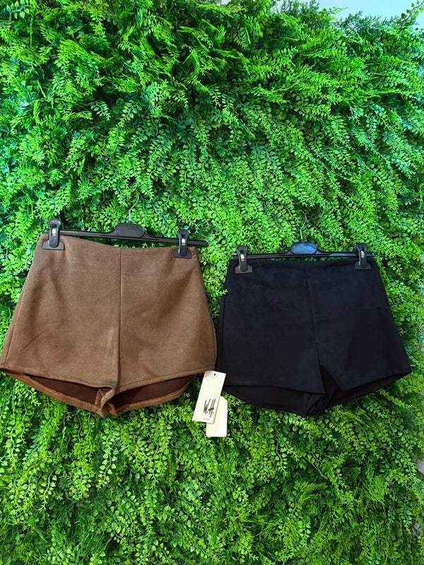 Pantaloncino scamosciato
