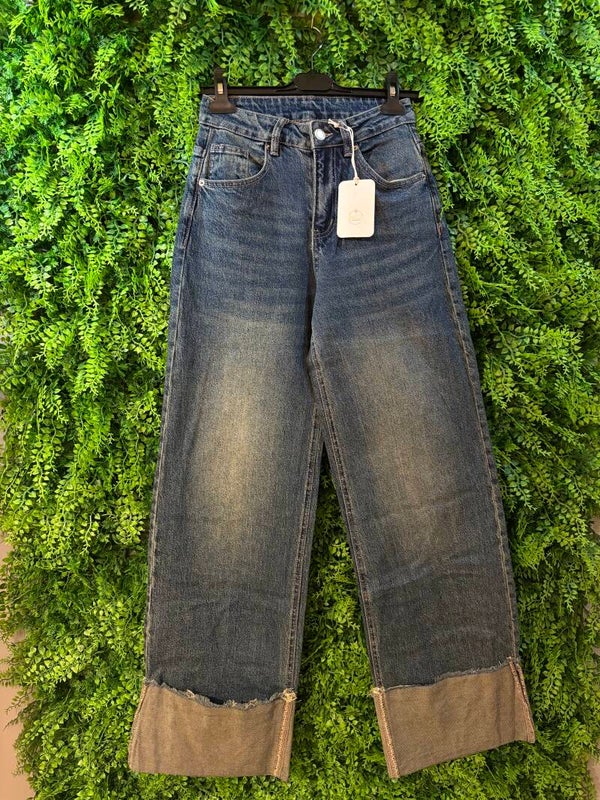 Jeans lavato a te elegante