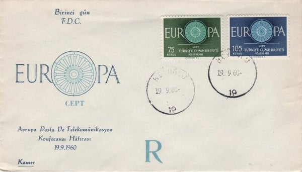 Fdc Turkije 1960 Type II