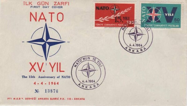 Fdc Turkije 1964