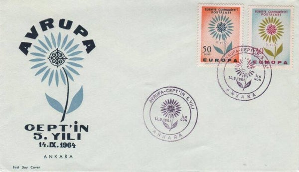 Fdc Turkije 1964 Type IV