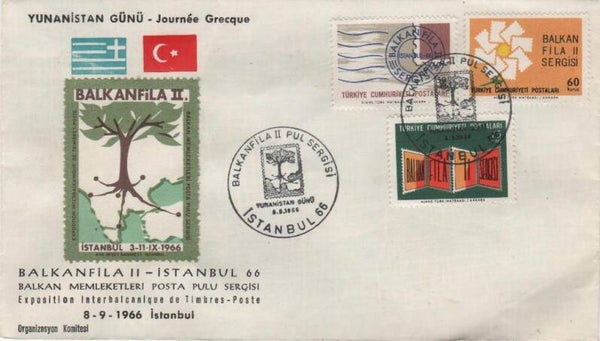 Fdc Turkije 1966