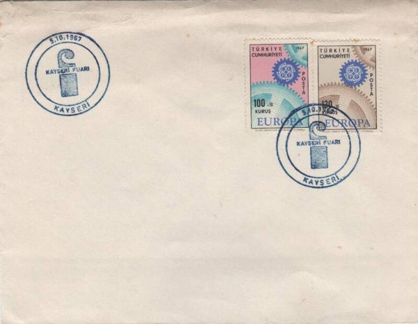 Fdc Turkije 1967 Type I
