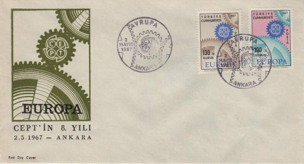 Fdc Turkije 1967 Type IV