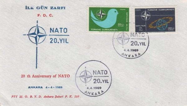 Fdc Turkije 1969