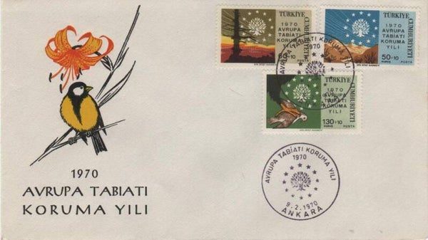 Fdc Turkije 1970