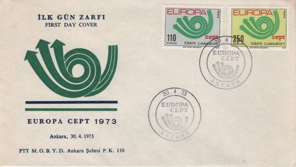 Fdc Turkije 1972