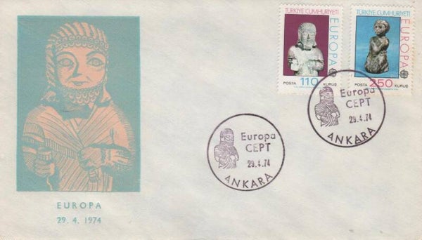 Fdc Turkije 1974