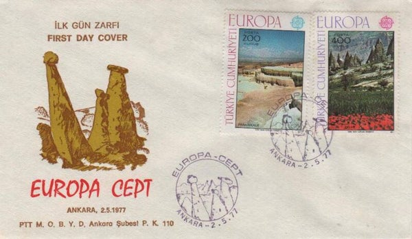 Fdc Turkije 1977