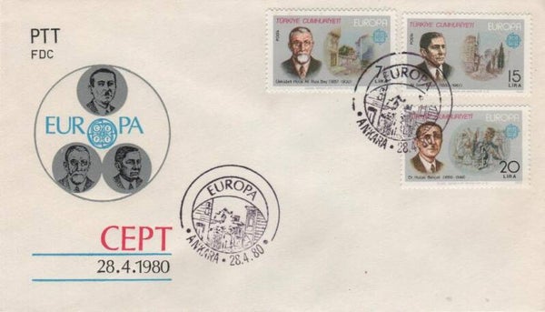 Fdc Turkije 1980