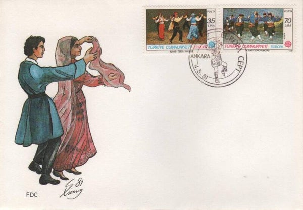 Fdc Turkije 1981 Type I