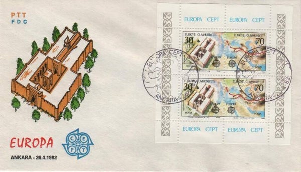 Fdc Turkije 1982