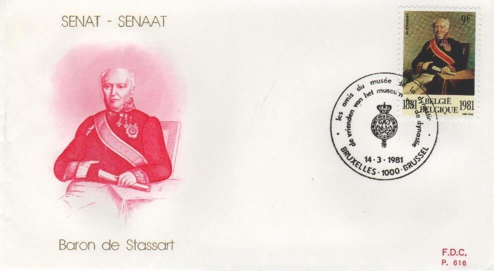 Fdc België Obp nummer 2001 - 2003