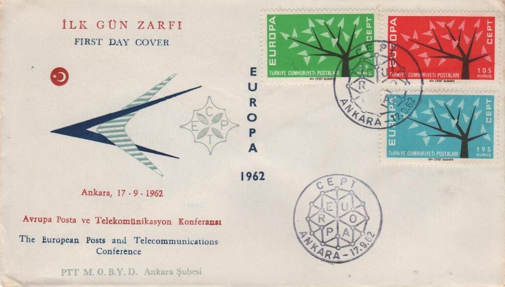 Fdc Turkije 1962 Type I