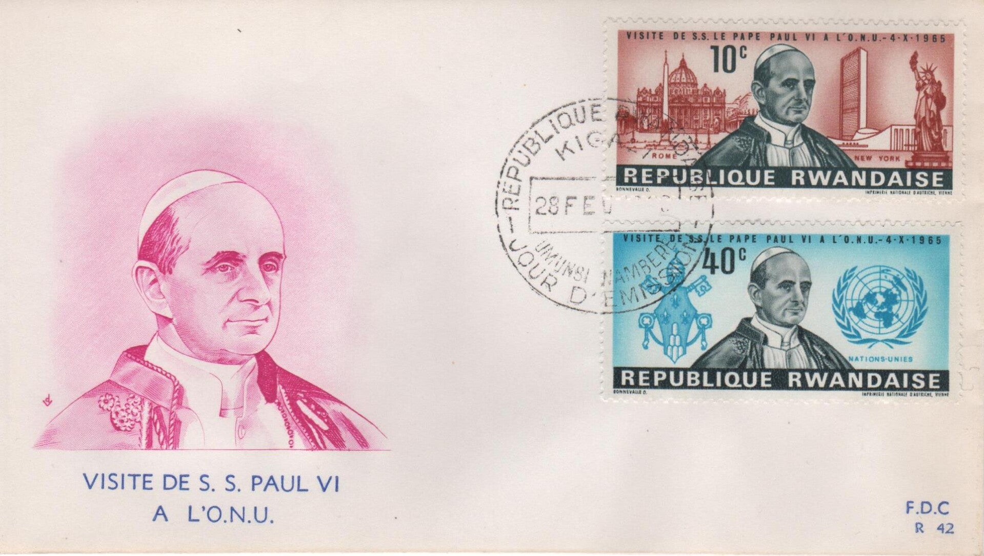 Fdc Rwanda R 42 / R 43
