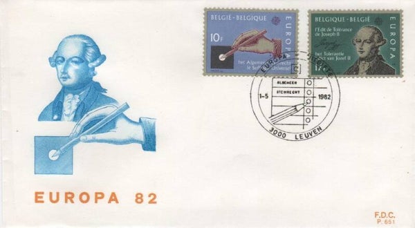 Fdc België Obp nummer 2048 - 2049