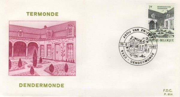 Fdc België Obp nummer 2054 - 2059