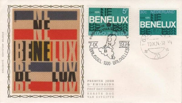 Fdc België Obp nummer 1723 + Nederland