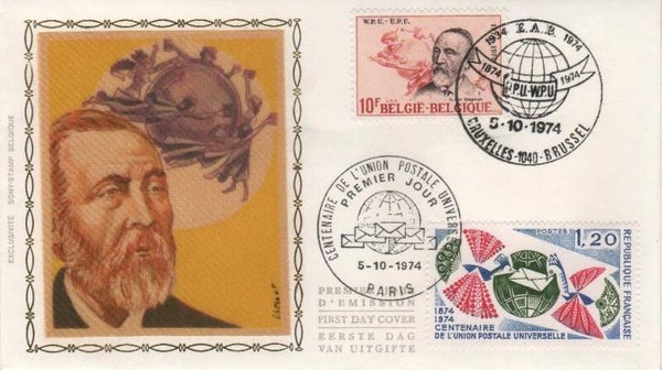 Fdc België Obp nummer 1729 + Frankrijk