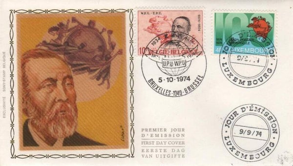 Fdc België Obp nummer 1729 + Luxemburg