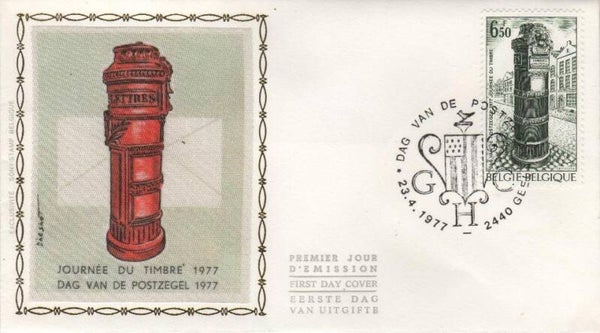 Fdc België Obp nummer 1852