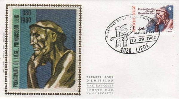 Fdc België Obp nummer 1987 - 1989