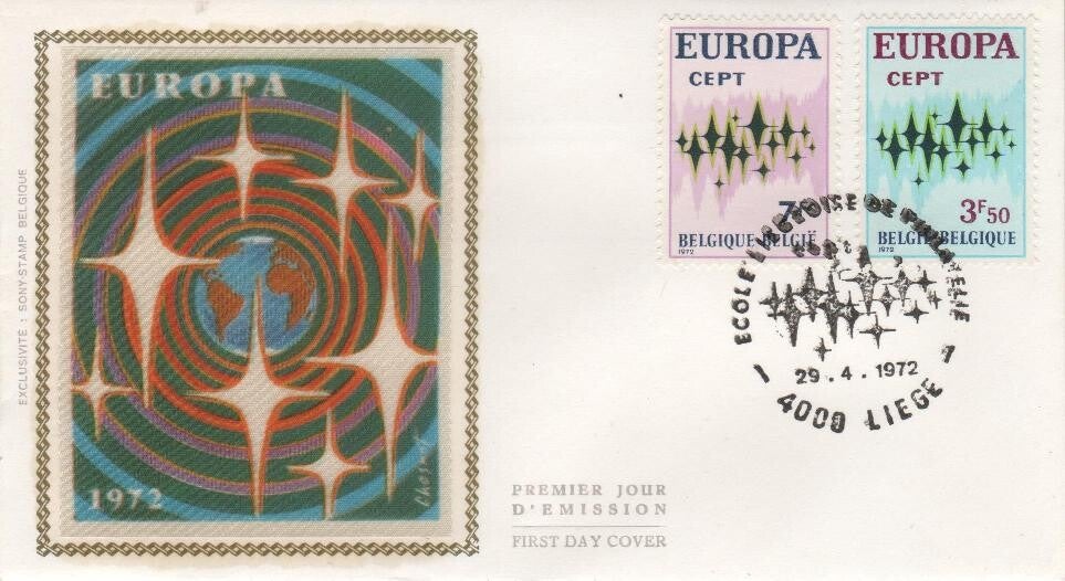 Fdc België Obp nummer 1623-1624