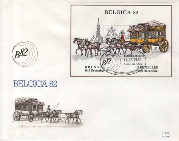 Fdc België Obp nummer Blok 59