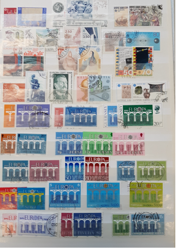 Europa zegels set 01