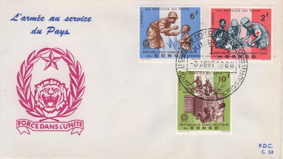 Fdc Du Congo C53 / C54