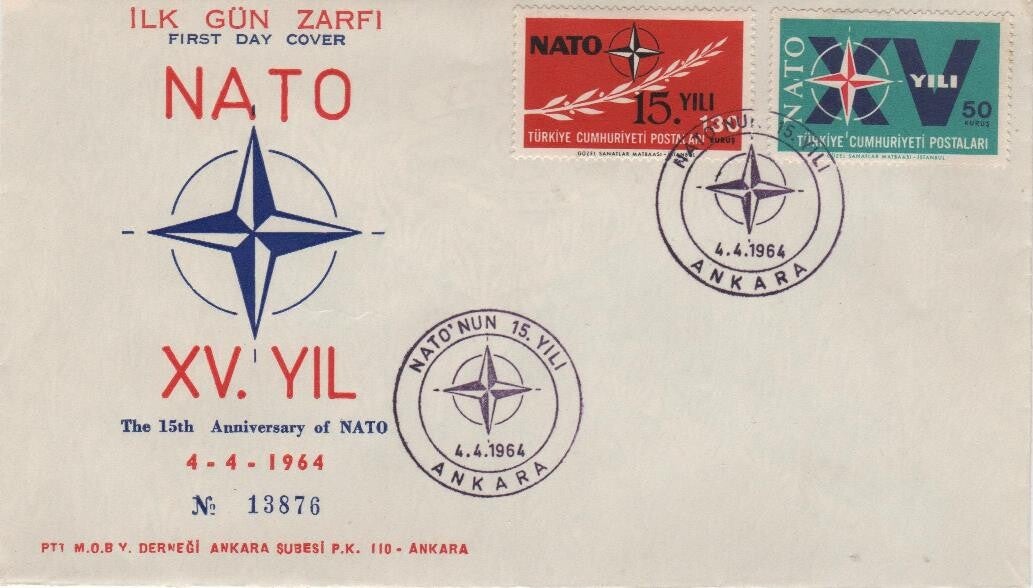 Fdc Turkije 1964