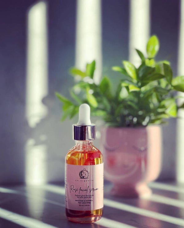 Organic Rose serum facial