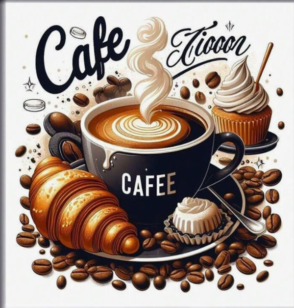 Kit de peinture diamant "Café gourmand"