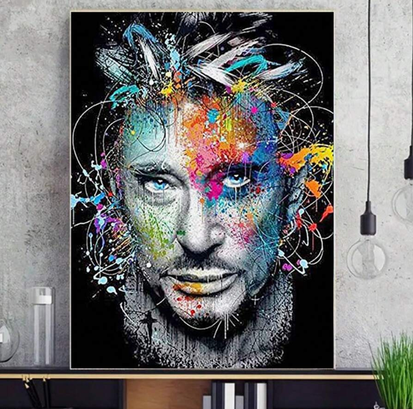 Kit peinture diamant "portrait artistique"