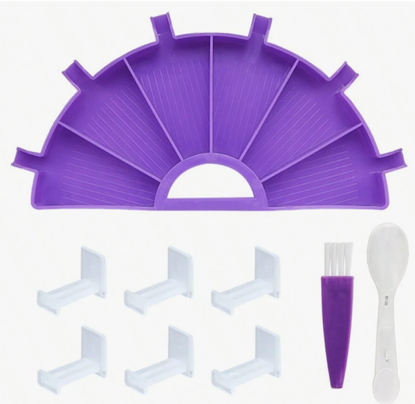 Plateau Trieur pour Peinture Diamant 6 sections