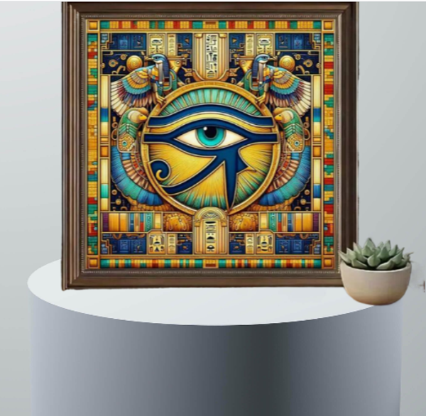 Kit de Peinture Diamant "Œil d'Horus"
