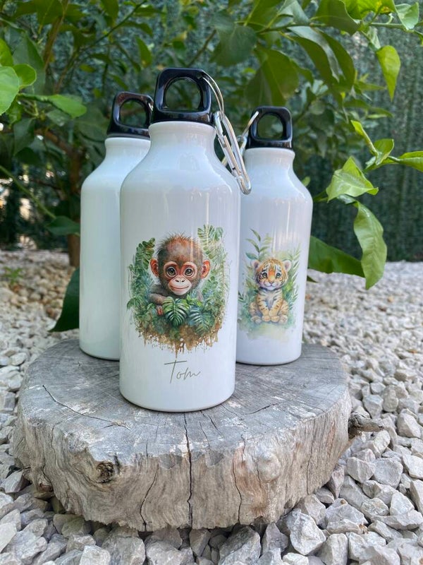 Gourde 400 ml thème safari /animaux