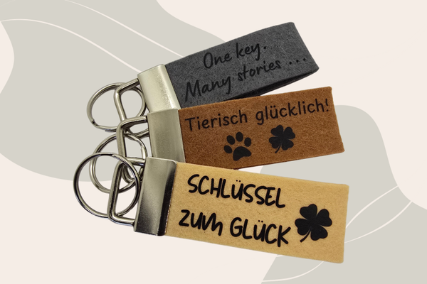 Schlüsselanhänger 7 cm lang