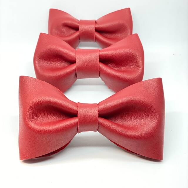 Bow /Strikje  glad RubyRed