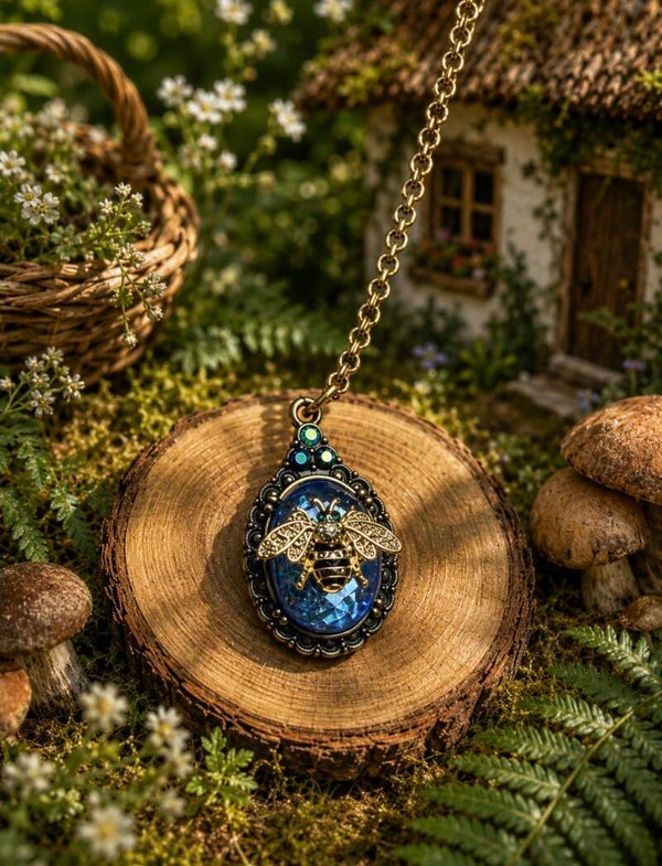 Vintage Inspired Bee Necklace