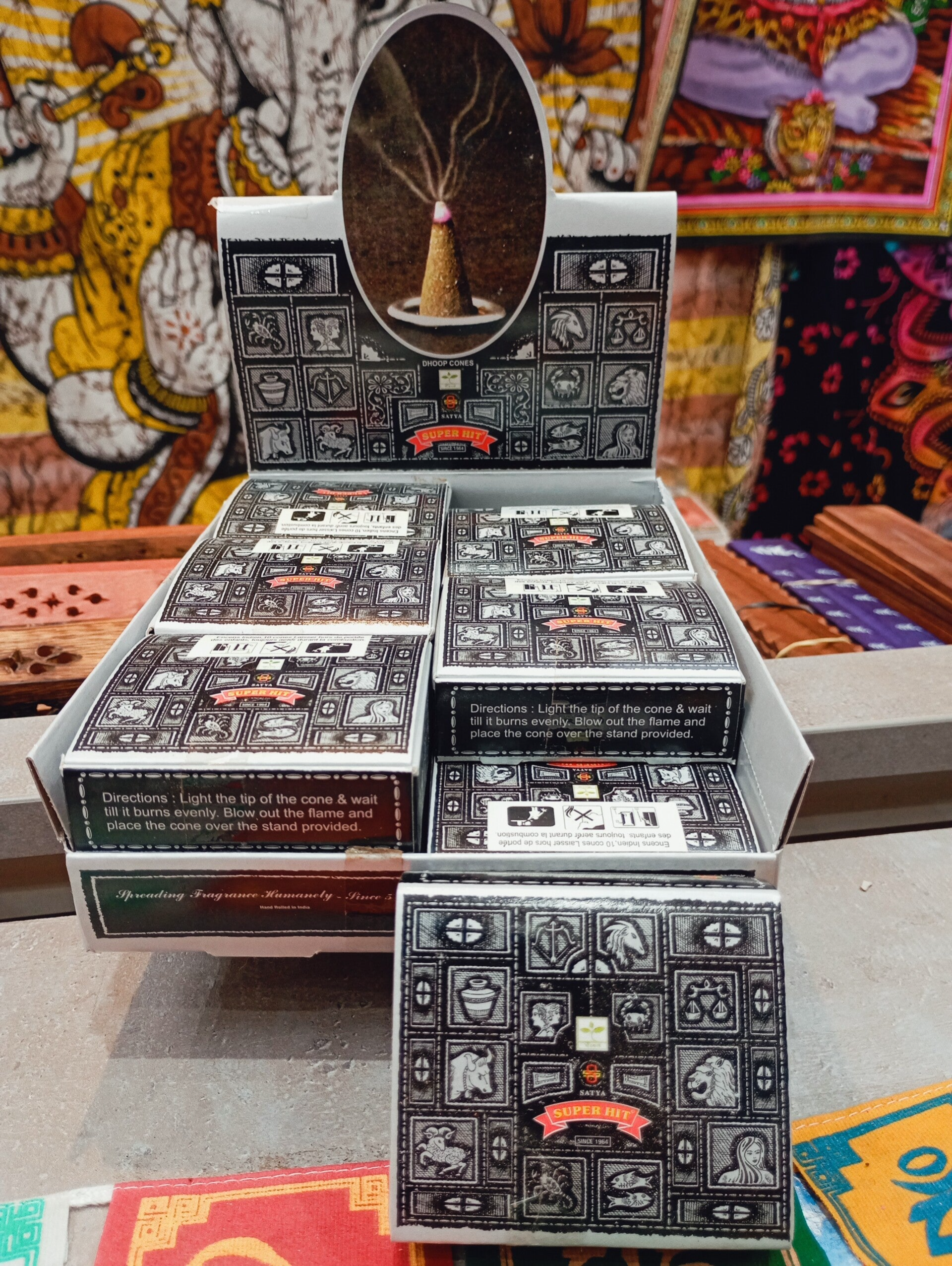 Encens SATYA en cônes - SUPER HIT- ( 12 cônes )