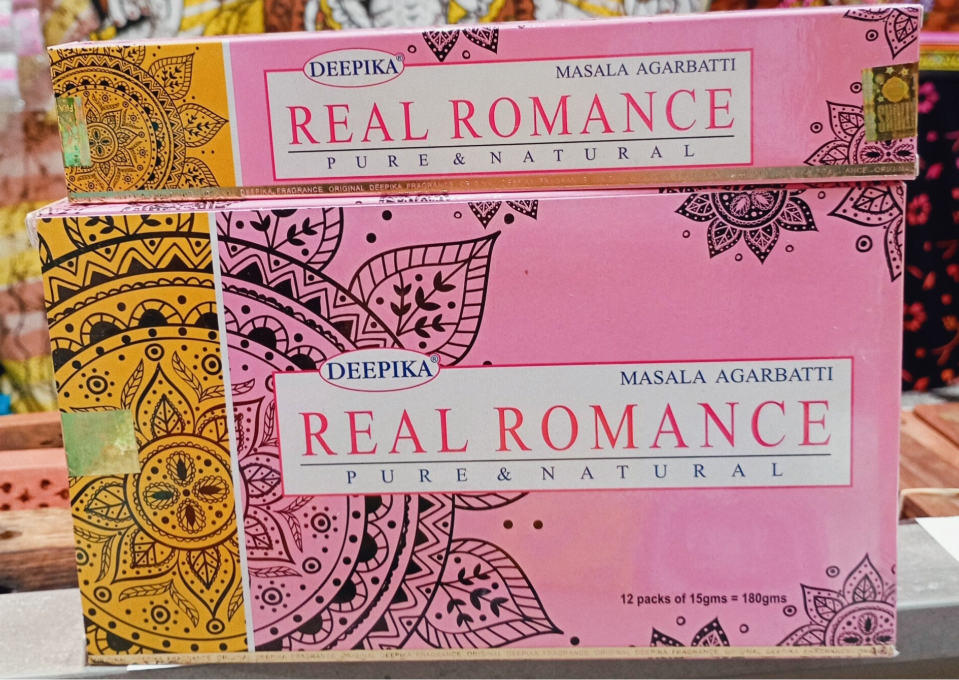 Encens indien REAL ROMANCE- (citronnelle)-DEEPIKA