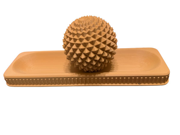 3D Printed Foot Massaging Ball & Tray | Foot Roller Massage Ball | Foot Relief Tool | Desk & Home Foot Massager